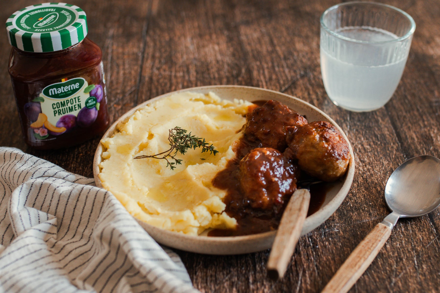 Boulettes de viande à la compote de prunes