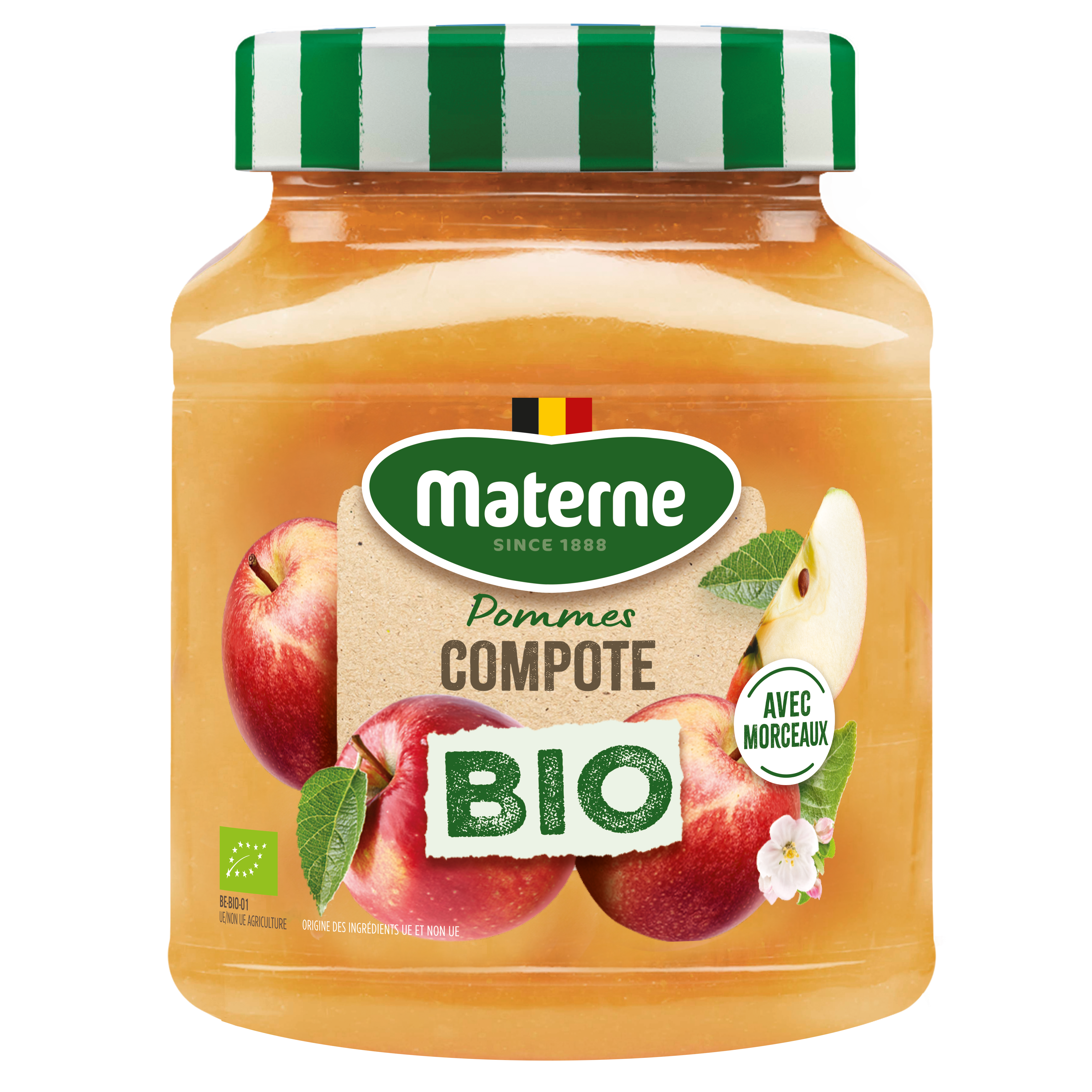 Mousseline Materne BIO<br>Belgische appels