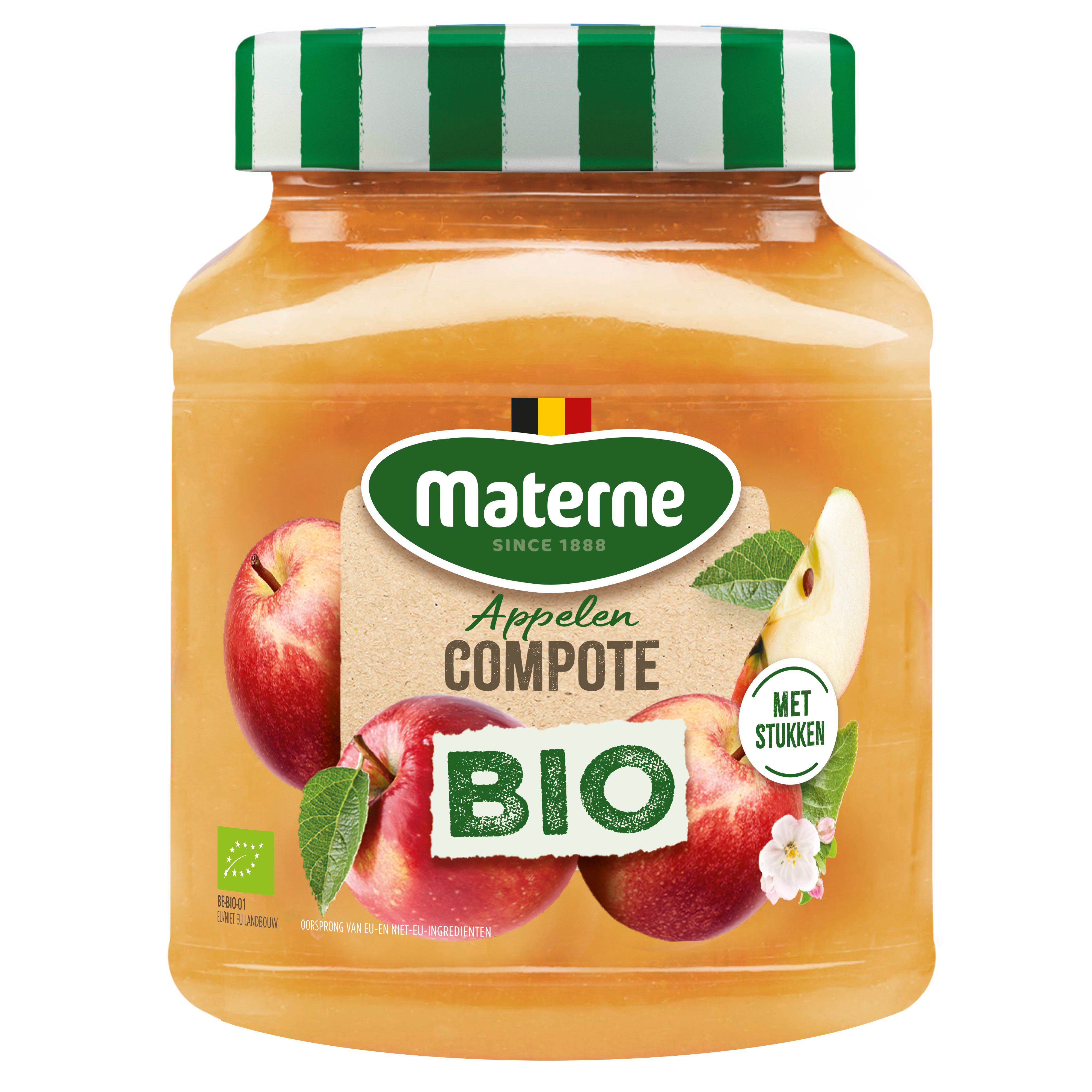 Mousseline Materne BIO<br>Belgische appels